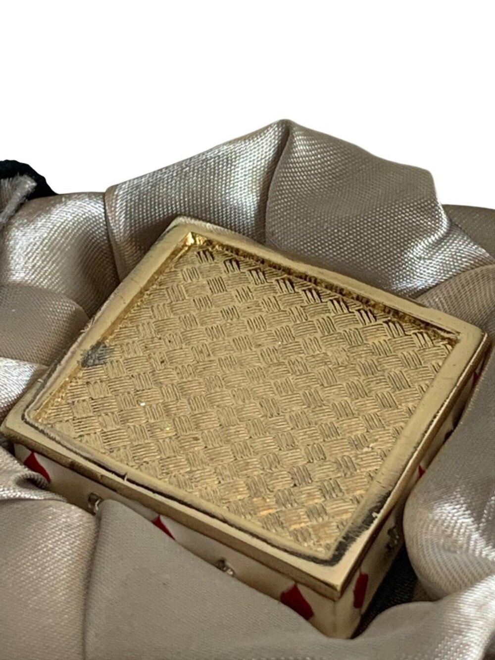 Zanzibar Diamond Shaped Metal Trinket Box (6439) - Picture 4 of 4
